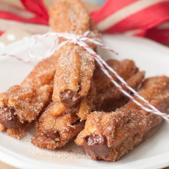 Best Homemade Stuffed Churros - Recipe photo by MamaGourmand