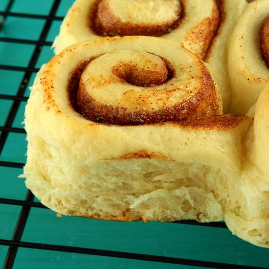 Eggless Cinnamon Rolls Recipe - Recipe photo by Nitha Kitchen
