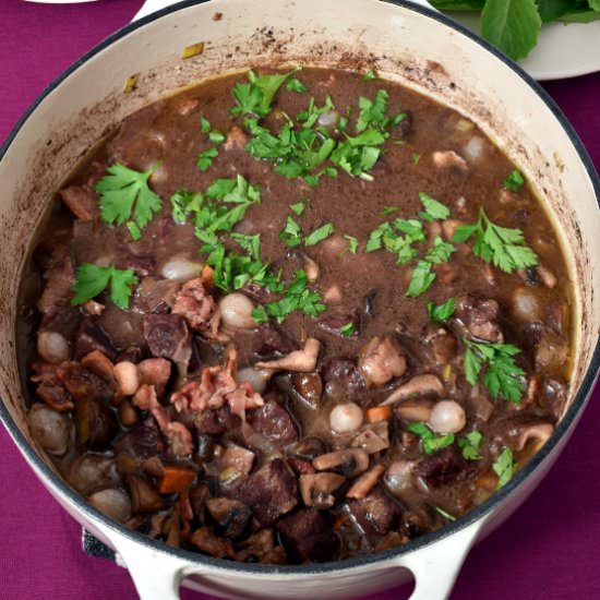 Beef Bourguignon (French Beef Stew) - Recipe photo by wednesdaynightcafe