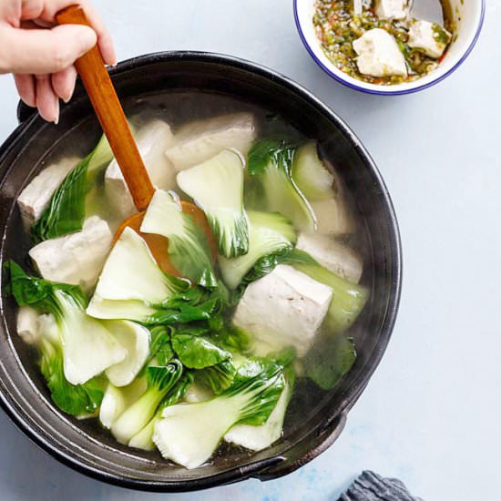 Tofu Soup With Bok Choy - Recipe photo by elaineluo