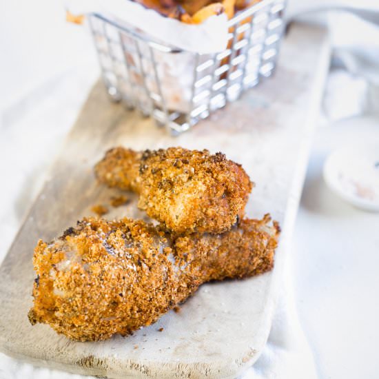 Oven Baked Southern Fried Chicken - Recipe photo by KetoDietApp