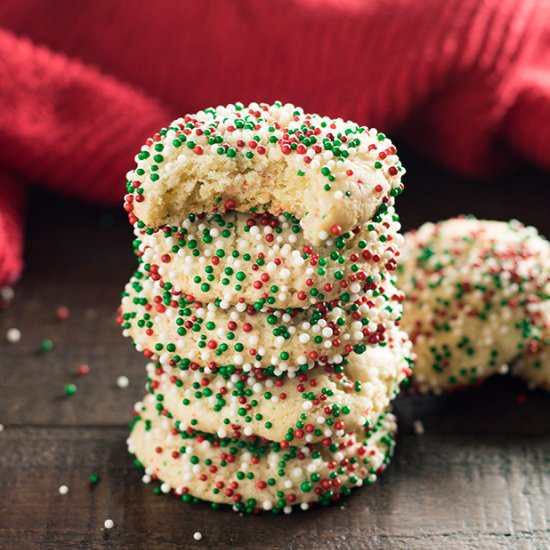 Christmas Sprinkle Cookies - Recipe photo by TheSaltyMarshmallow
