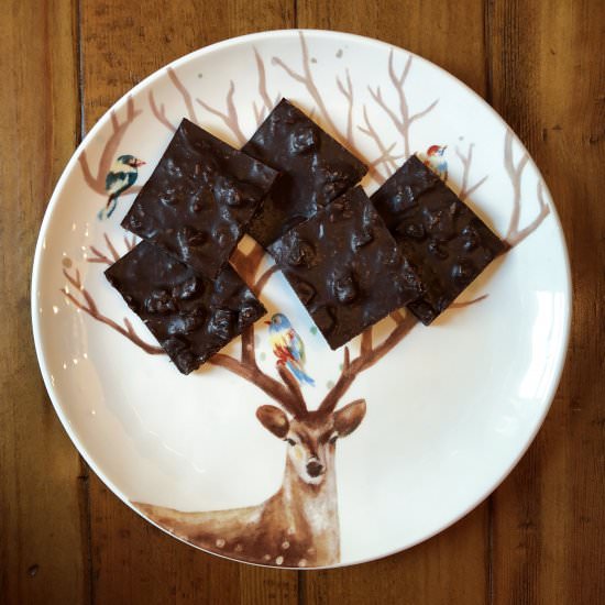 Apricot Coconut Chocolate Squares - Recipe photo by thirstyradish