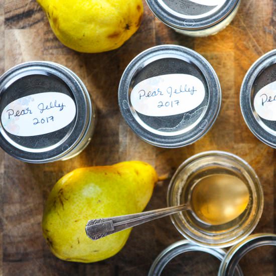 Pear Jelly - Recipe photo by the food blog
