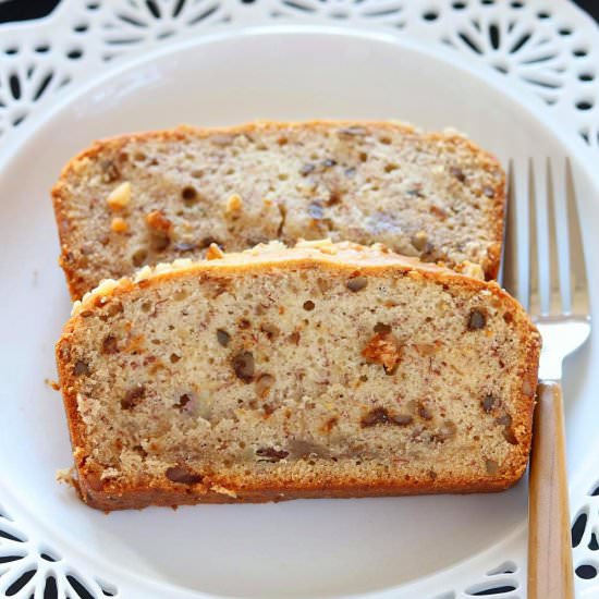 Vegan Banana Nut Bread - Recipe photo by ruchiskitchen