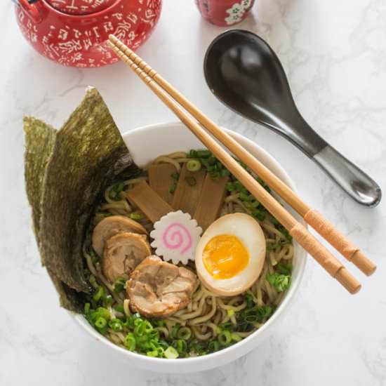 Traditional Shoyu Ramen - Recipe photo by wokandskillet