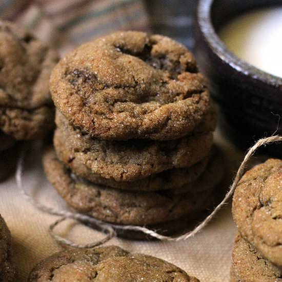 Soft and Chewy Gingersnap Cookies - Recipe photo by suebeehomemaker