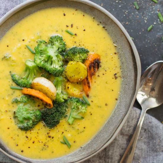 Roasted Broccoli & Cheese Soup - Recipe photo by feelgoodfoodie1