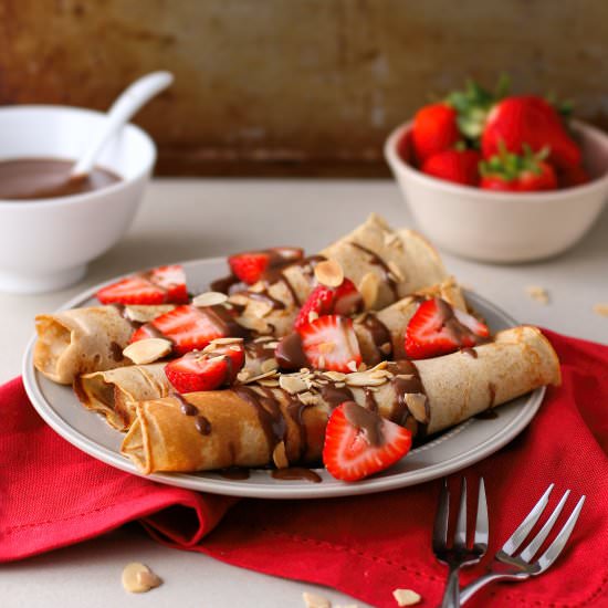 Buckwheat Crepes with Ganache - Recipe photo by vanillafrost4