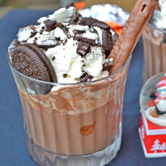 Oreo Hot Chocolate - Recipe photo by Mummys FastandEasy