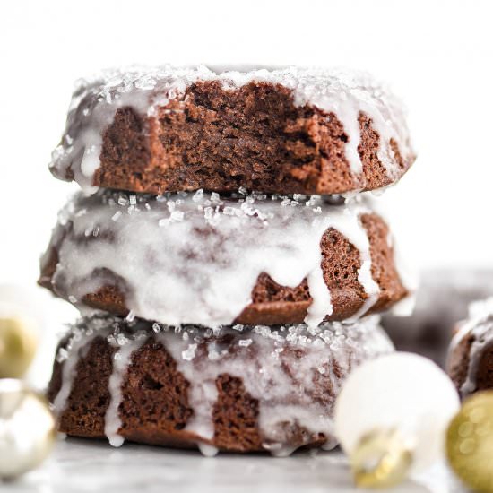 Paleo Baked Chocolate Donuts - Recipe photo by JoyFoodSunshine
