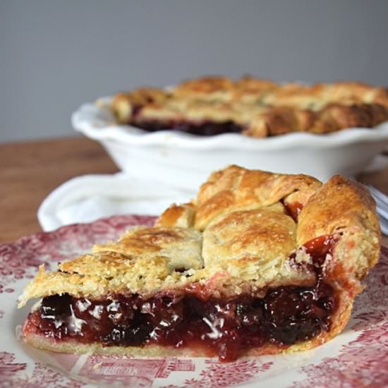 Mock Cherry Pie - Recipe photo by The Hungry Genealogist