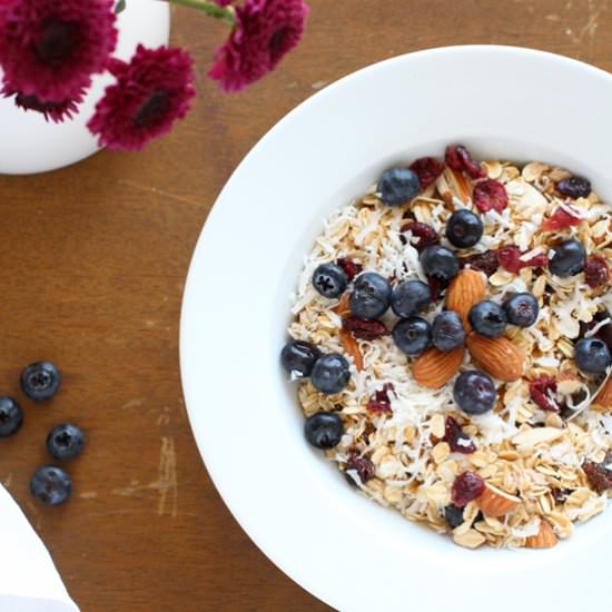 Simple Swiss Muesli - Recipe photo by OldWorldTaste
