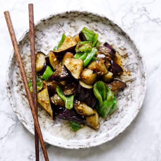 Chinese Eggplants with Garlic Sauce - Recipe photo by elaineluo