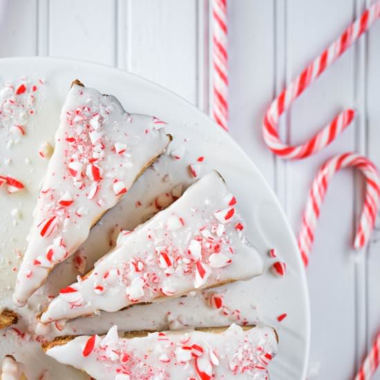 candy cane shortbread - Recipe photo by PoLaBaker