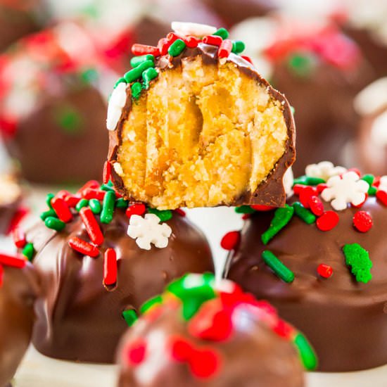 Chocolate Peanut Butter Balls - Recipe photo by Averie