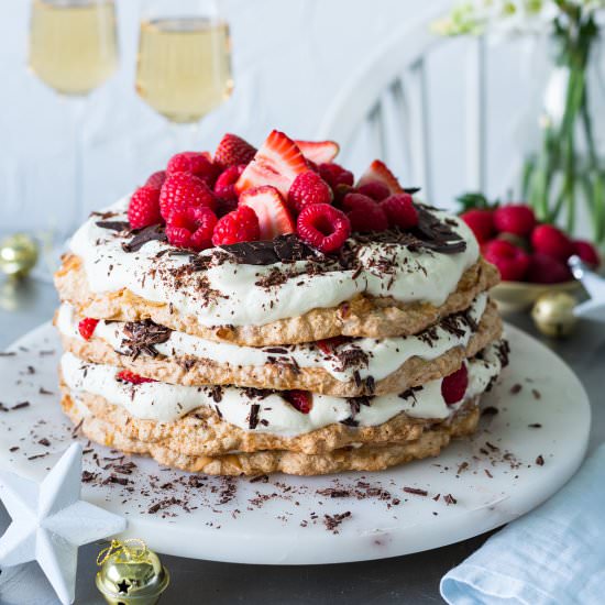 Coconut Macaroon Layer Cake - Recipe photo by The Hungry Cook