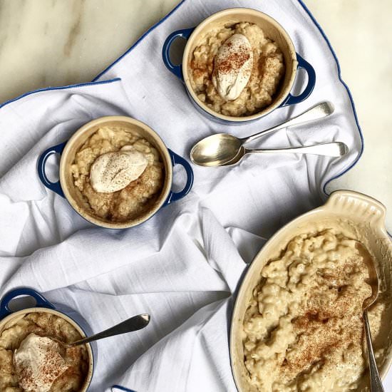 Instant Pot Coconut Rice Pudding - Recipe photo by jessie sheehan bakes