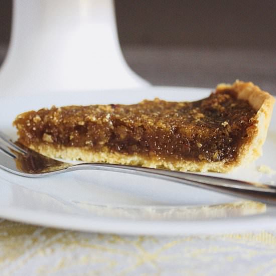 Tarted Up Treacle Tart with Ginger - Recipe photo by chezlerevefrancais