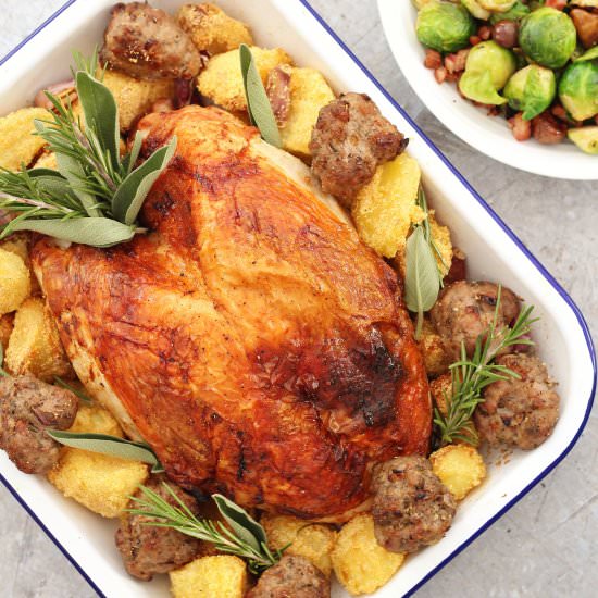 Easy Roast Turkey Crown - Recipe photo by easypeasyfoodie