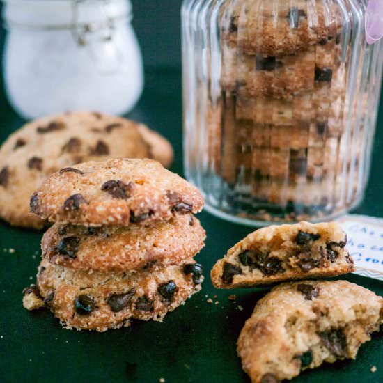 Chocolate Chip Cookie in a Jar Gift - Recipe photo by VeenaAzmanov