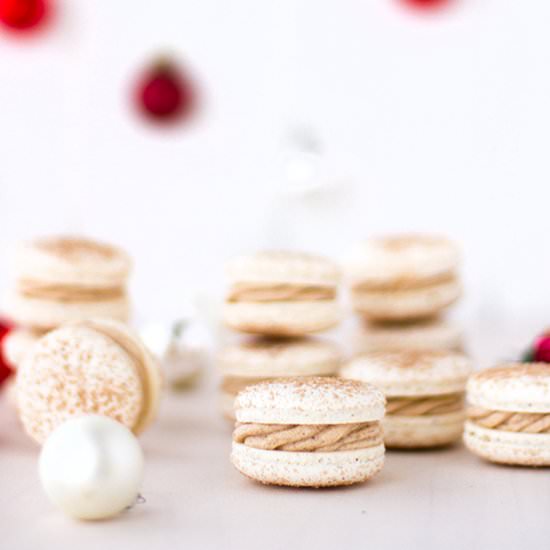 Snickerdoodle Macarons - Recipe photo by pizzarossa
