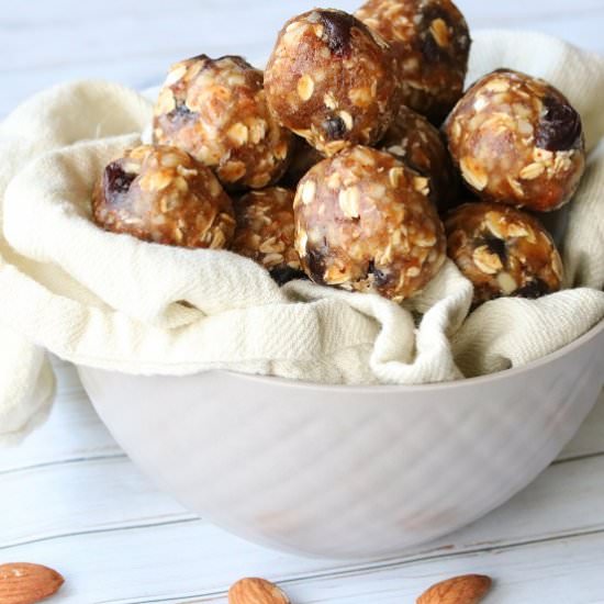 Cherry Vanilla Energy Bites - Recipe photo by DIYactive