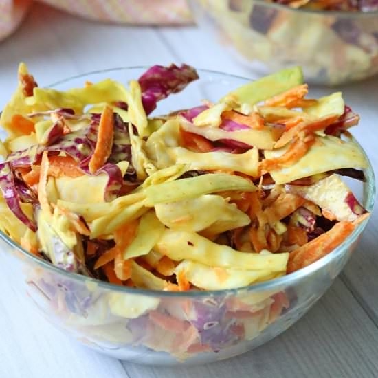 Healthy Curried Coleslaw - Recipe photo by DIYactive