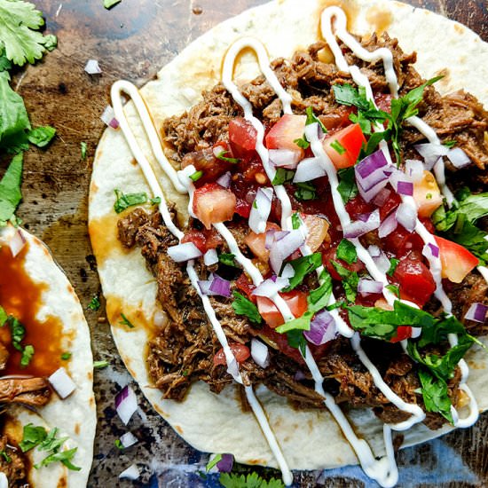 Better Than Chipotle Beef Barbacoa - Recipe photo by On The Go Bites