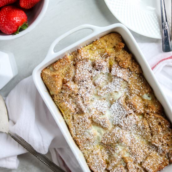 Eggnog French Toast Casserole - Recipe photo by amindfullmom