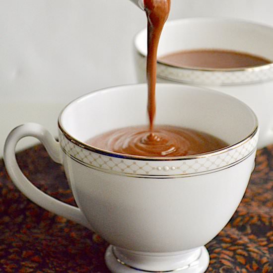 Parisian Hot Chocolate - Recipe photo by jeanieandluluskitchen