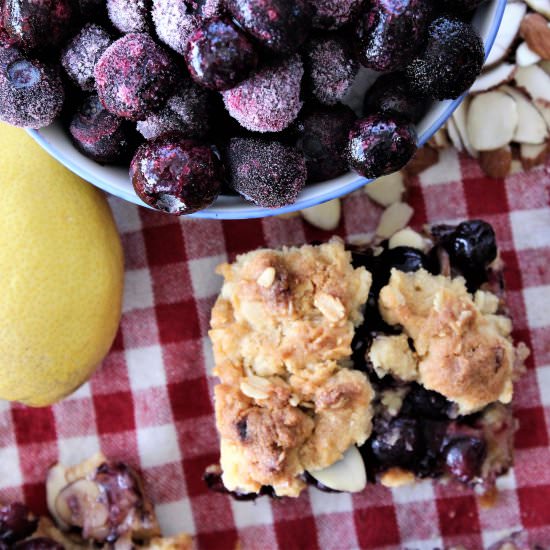 Lemon and Blueberry Bars - Recipe photo by PicNic_NZ