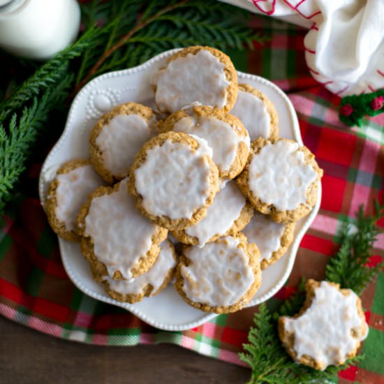 Five Spice Iced Oatmeal Cookies - Recipe photo by beckysuebakes