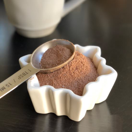 Skinny Homemade Hot Chocolate Mix - Recipe photo by cookiesandcalligraphy