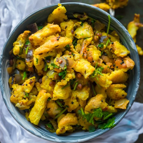 Bread Upma - Recipe photo by Cookilicious