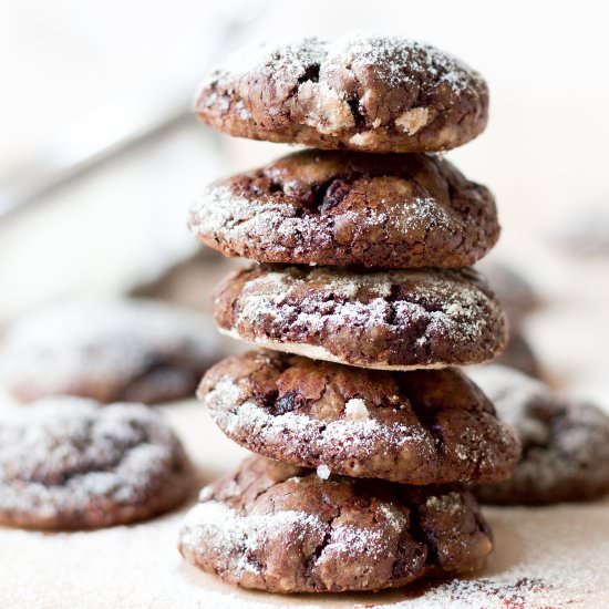 Paleo Sweet Beet Chocolate Crinkles - Recipe photo by recipestonourish