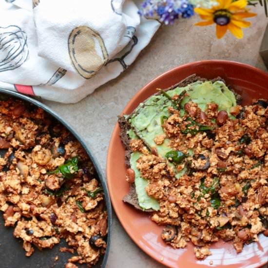 Mexican Style Tofu Scramble - Recipe photo by foodgalleygab