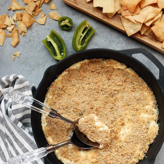 Lightened Up Jalapeño Popper Dip - Recipe photo by simplysissom