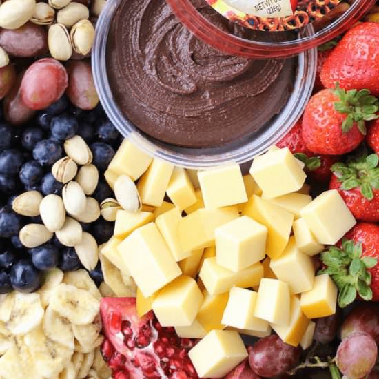 Chocolate Hummus Platter - Recipe photo by simplymaderecipesbyamber