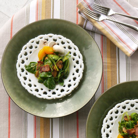 Mandarin Spinach Salad - Recipe photo by CookBetterThan