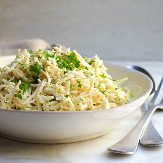 Celery Root Remoulade - Recipe photo by PinchandSwirl