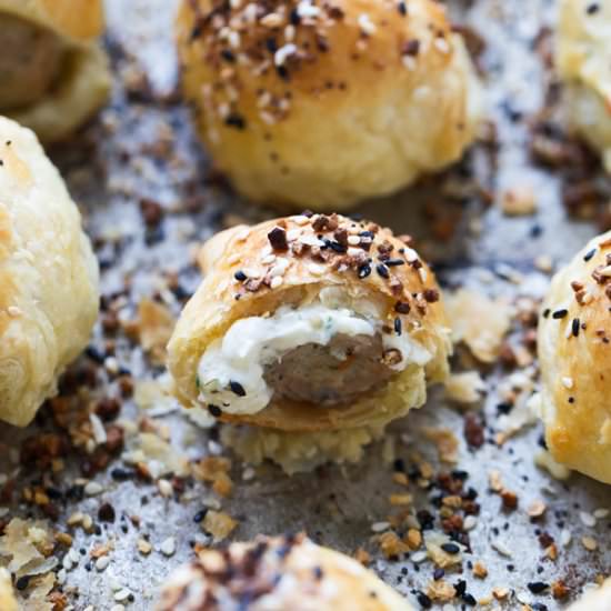 Boursin Pigs in a Blanket - Recipe photo by cookingforkeeps