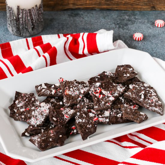 Chocolate Peppermint Bark - Recipe photo by tasty seasons