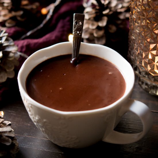 Italian Hot Chocolate - Recipe photo by Inside the rustic kitchen