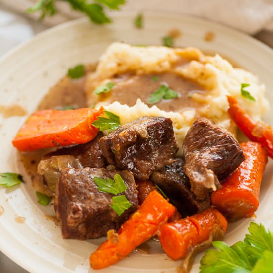 Braised Beef Short Ribs - Recipe photo by Joes Healthy Meals