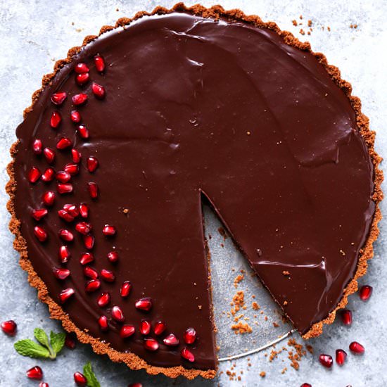 Chocolate Truffle Tart - Recipe photo by tuttidolci