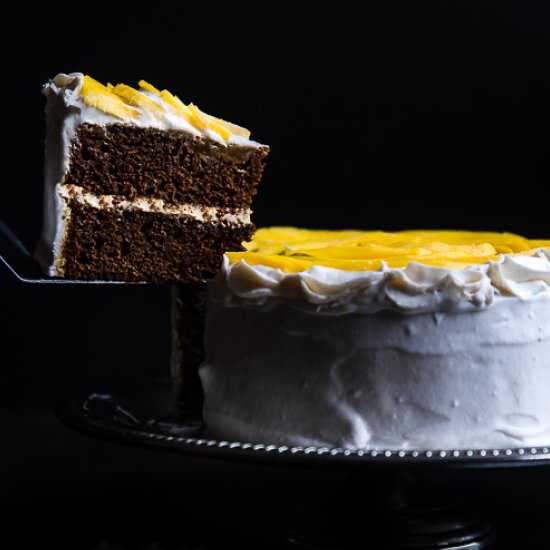 Mango Gluten Free Gingerbread Cake - Recipe photo by foodfaithfitness
