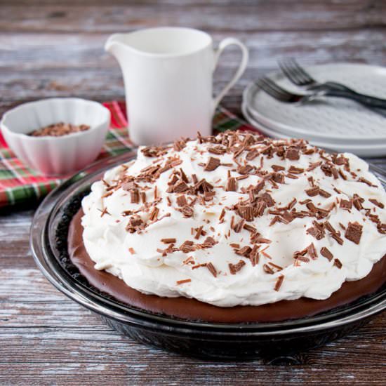 Mile-High Chocolate Pudding Pie - Recipe photo by littlesweetbaker