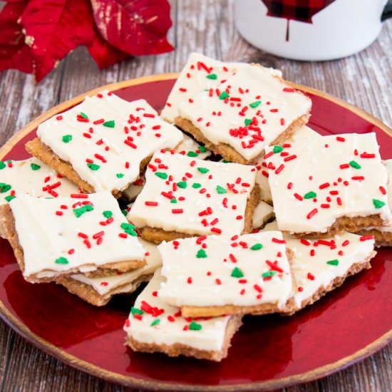 White Chocolate Christmas Crack - Recipe photo by littlesweetbaker