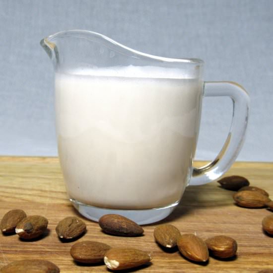 Almond Milk - Recipe photo by GrazingGlutton